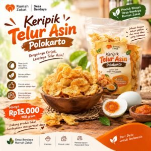 Kripik Telur Asin